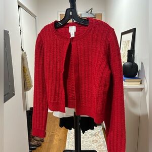 H&M Vibrant Red Women's Cardigan
